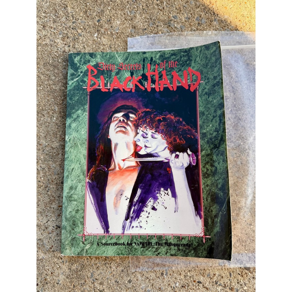 Vampire The Masquerade Dirty Secrets of the Black Hand Sourcebook White Wolf 94
